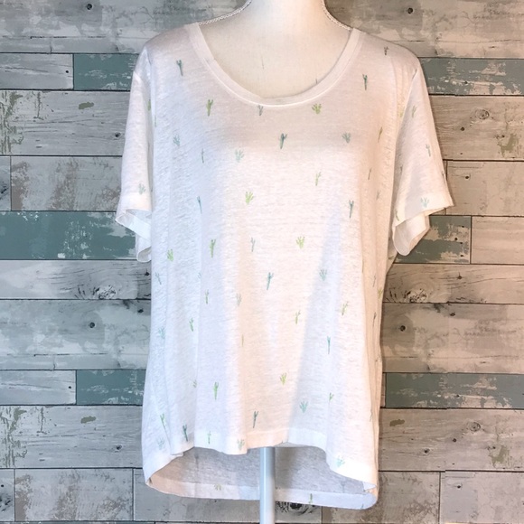 Rails Tops - Rails NWT cactus slub knit tee XXL      #290